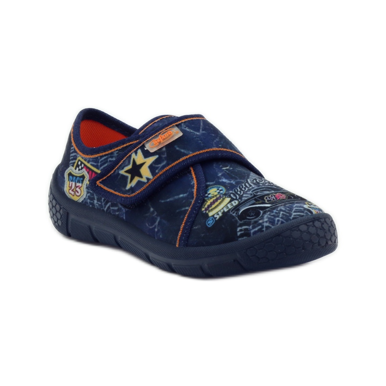 Ciabatte Super Leggere Fondo Car Befado blu navy arancia 1
