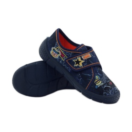 Ciabatte Super Leggere Fondo Car Befado blu navy arancia 3