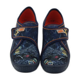 Ciabatte Super Leggere Fondo Car Befado blu navy arancia 4