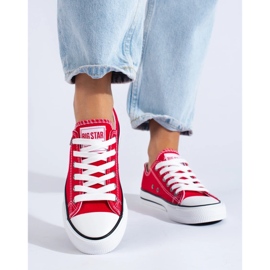 Sneakers classiche rosse Big Star T274020603 rosso 1