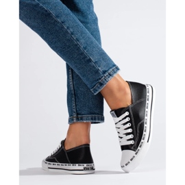 Classiche sneakers nere da donna Big Star FF274023B nero 2