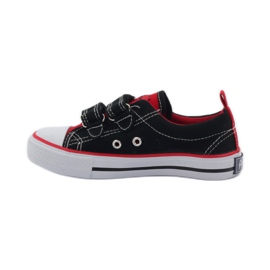 American Club Sneakers americane rape nere/rosse rosso nero 2