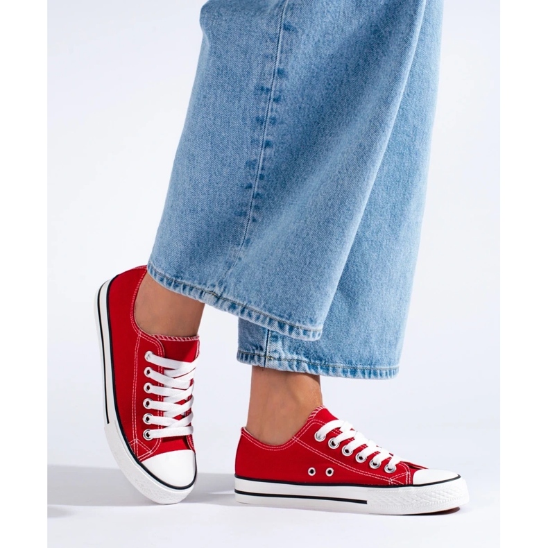 Sneakers classica rossa Shelovet rosso 1
