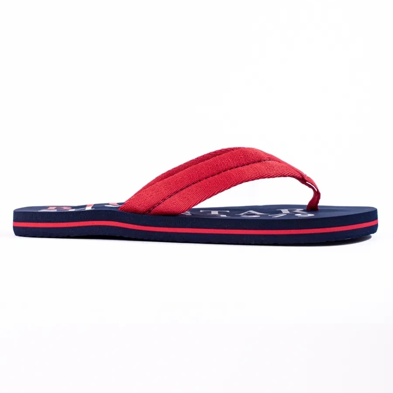 Ciabatte da uomo Big Star LL174613 rosso 1