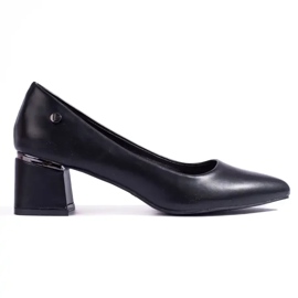 Décolleté con tacco basso da donna nere Vinceza nero 2