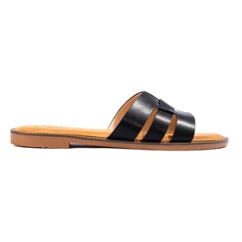 Pantofole Shelovet nere classiche da donna nero 1