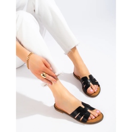 Pantofole Shelovet nere classiche da donna nero 2