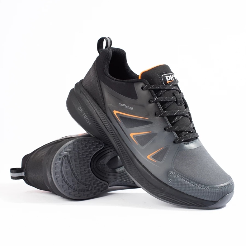 Scarpe da ginnastica softshell da uomo DK nero 2