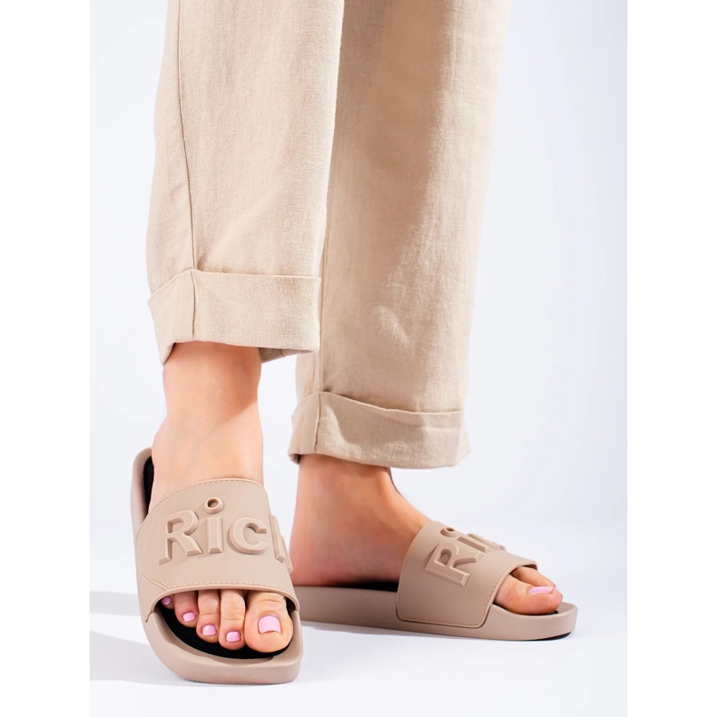 W. Potocki Pantofole beige da donna di Potocki 1