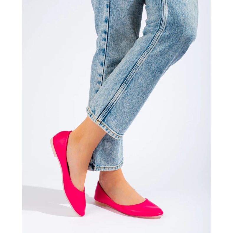Ballerine rosa da donna realizzate in ecopelle Shelovet 2