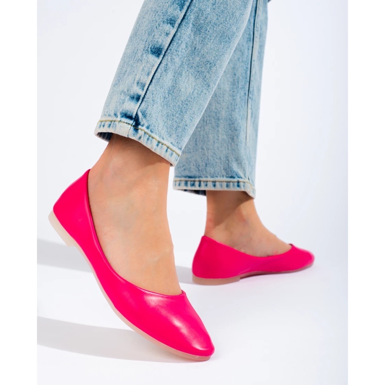 Ballerine rosa da donna realizzate in ecopelle Shelovet 1