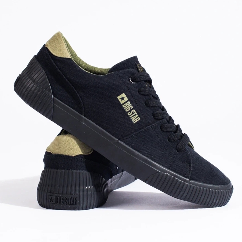 Sneakers nere da uomo Big Star LL174009 nero 1