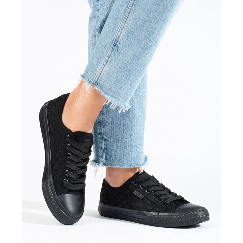 Sneakers nere da donna Big Star LL274072 nero 1