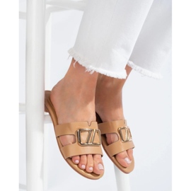 Sandali piatti Shelovet beige 1