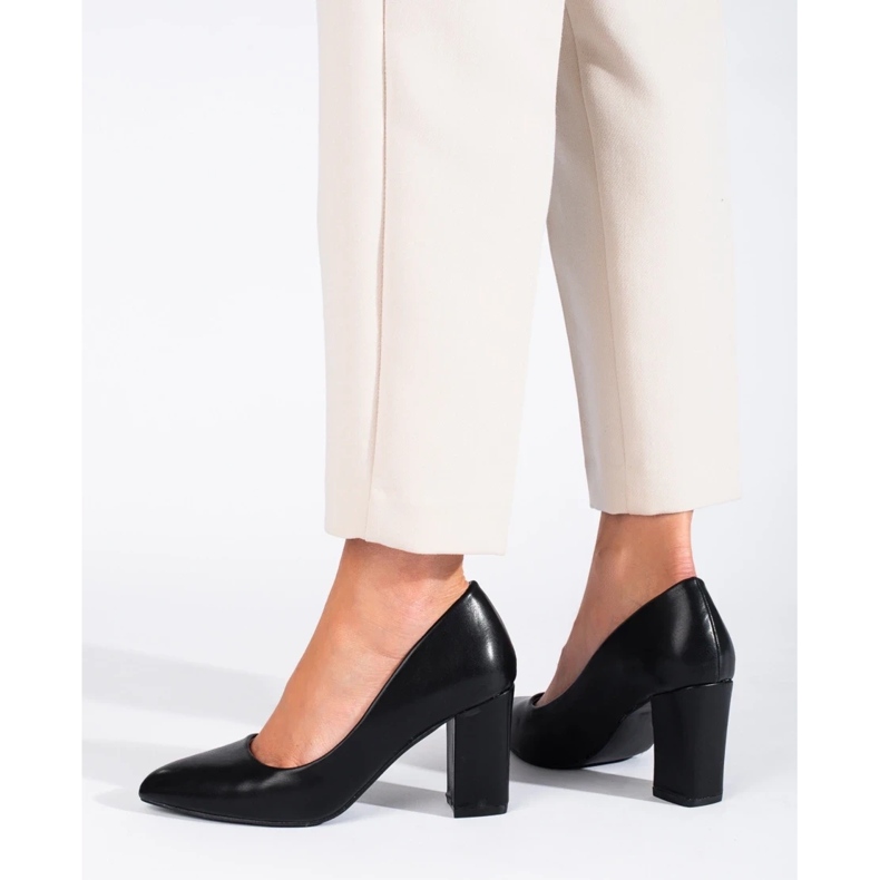 Eleganti décolleté sul palo Shelovet nero 1