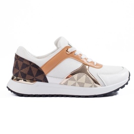 Scarpe sportive da donna Shelovet bianche multicolore 2