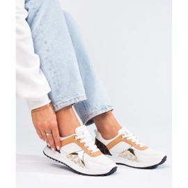Scarpe sportive da donna Shelovet bianche multicolore 1