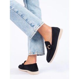 Brogue Shelovet in camoscio nero 1