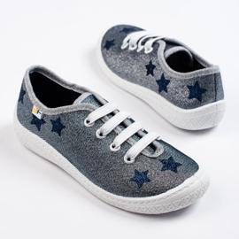 SHELOVET Sneakers slip-on da bambino 3F di colore grigio 2