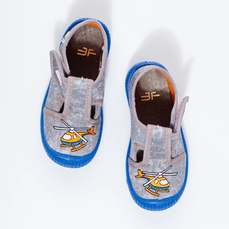 Pantofole da elicottero grigie di Shelovet grigio 1