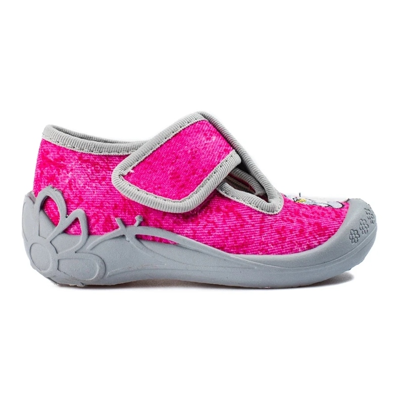 Pantofole in velcro unicorno rosa Shelovet per ragazze 2