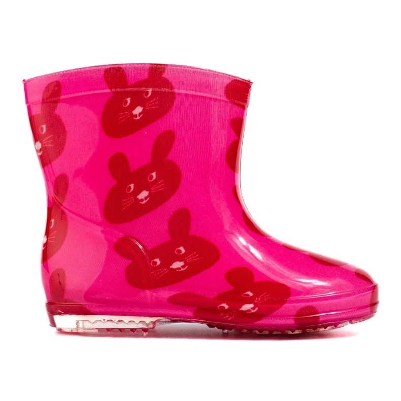 Stivali rosa da bambina con coniglietti Shelovet 1