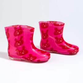 Stivali rosa da bambina con coniglietti Shelovet 2