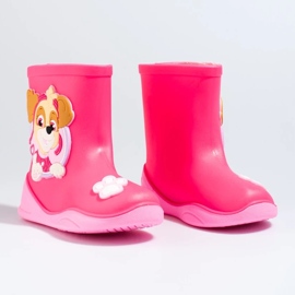 Stivali da pioggia per bambini Shelovet fucsia rosa 2