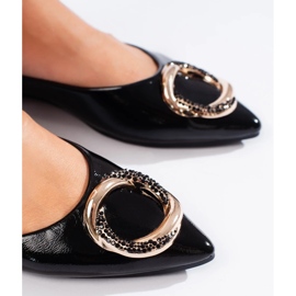 Ballerine da donna in vernice di Shelovet nero 1