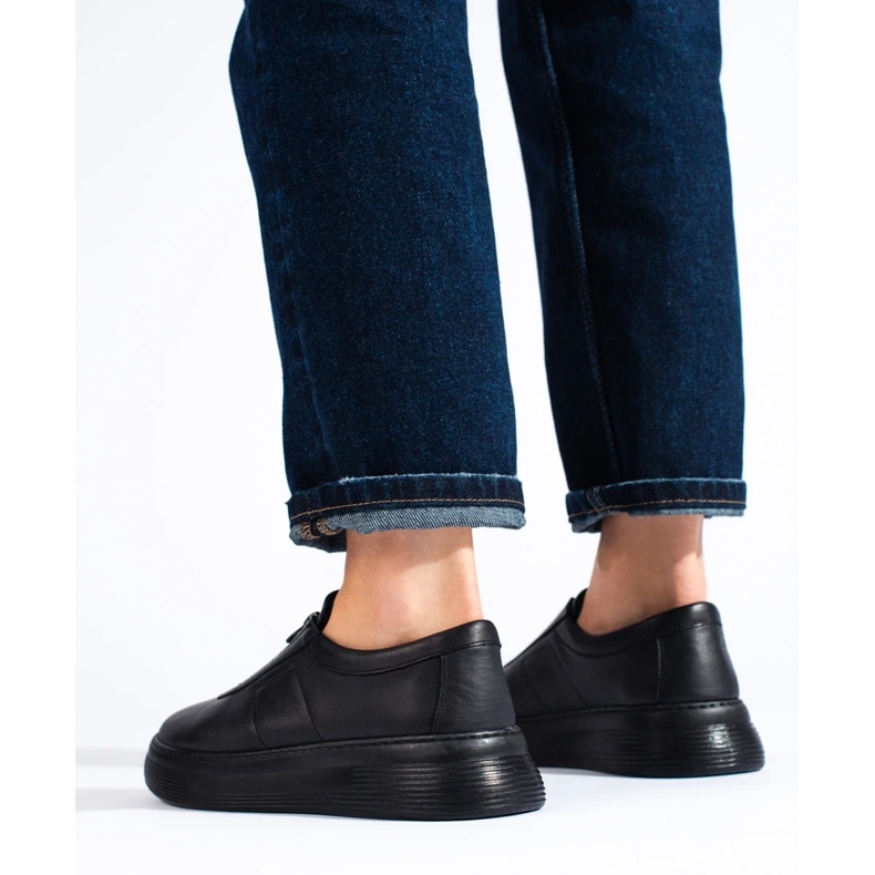 Scarpe da donna in pelle nera di T.Sokolski nero 1