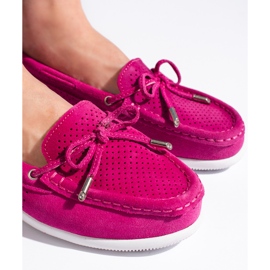 Goodin Mocassini fucsia da donna rosa 2