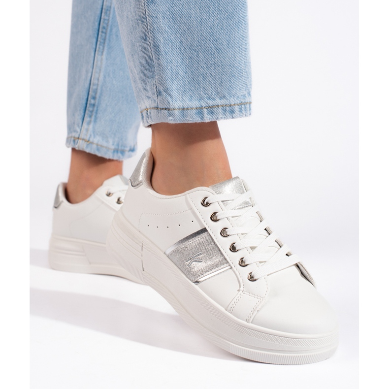 Sneakers sportive bianche bianco 2