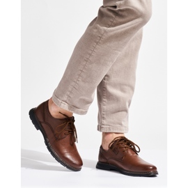Scarpe stringate da uomo marrone 1