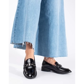 Goodin Mocassini da donna neri laccati nero 2