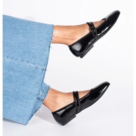 Ballerine da donna laccate nere nero 1