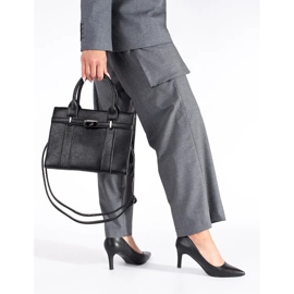 Décolleté nere classiche ed eleganti con tacco alto nero 1