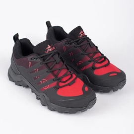 Scarpe da trekking da donna VICO nere e rosse rosso 1