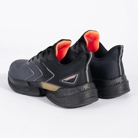 Vico Scarpe sportive stringate leggere nere e grigie grigio 1