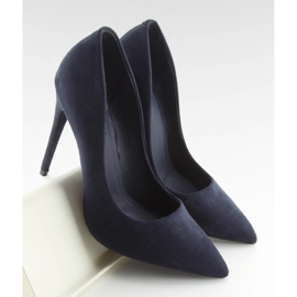 Décolleté con tacco a spillo blu navy 5101 Navy 2
