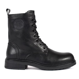 Borse da donna nere realizzate in pelle naturale di Sergio Leone nero 1