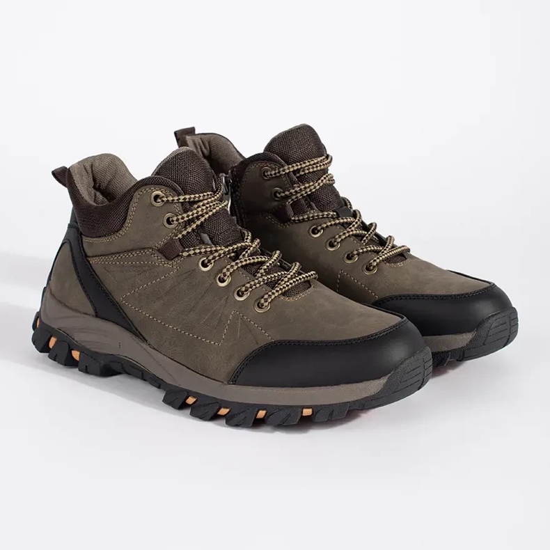 Scarpe da trekking da uomo marroni marrone 1