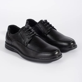 Scarpe stringate da uomo nere nero 2