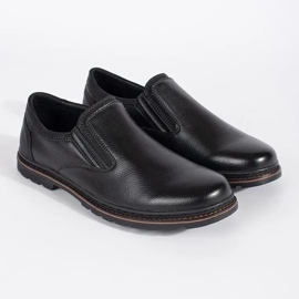 Scarpe slip-on nere da uomo nero 2