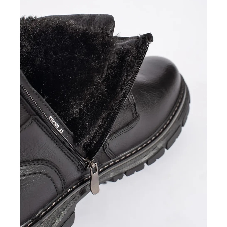 Stivaletti stringati isolanti neri da uomo nero 1