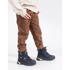 Stivali da ragazzo isolanti blu navy 1