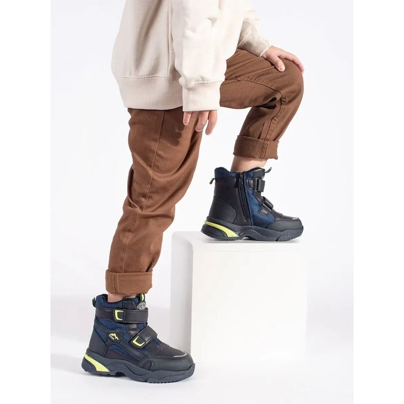 Stivali da ragazzo isolanti blu navy 2