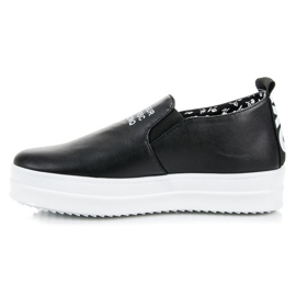 Mckeylor Sneakers slip-on sulla piattaforma nero 1