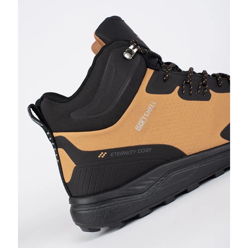 Vico Scarpe da trekking alte da uomo nere e marroni marrone 2