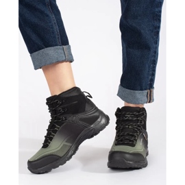 Vico Scarpe da trekking nere e verdi verde 2