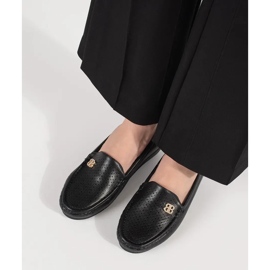 Goodin Scarpe da donna nera con un cuneo nascosto nero 1